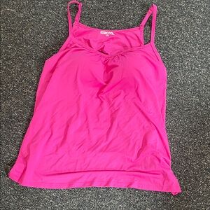 Pink Spaghetti Strap Top